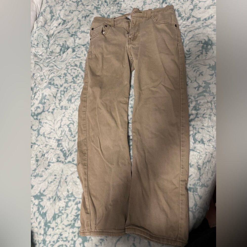 Boys Vintage Khaki Straight Jeans